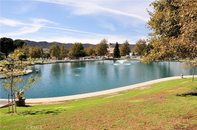 45211 Tioga St, Temecula, CA 92592 - water view with a mountain backdrop