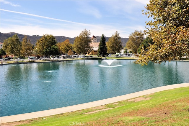 45211 Tioga St, Temecula, CA 92592 - water view featuring a mountainous background