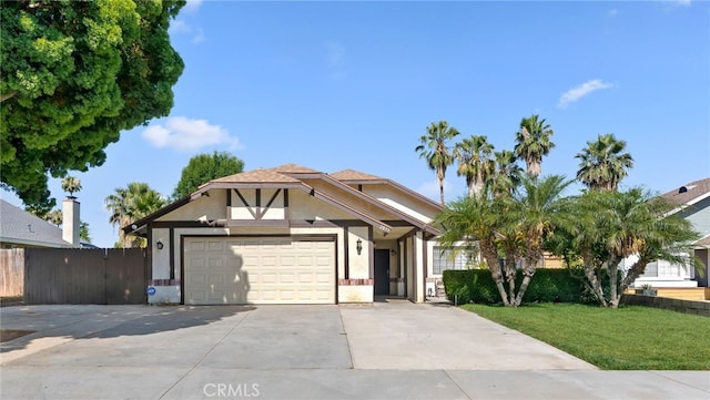 2837 Don Goodwin Dr, Riverside, CA 92507 - view of front of house with concrete driveway, a garage, and stucco siding