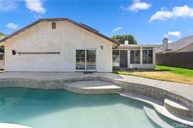 2837 Don Goodwin Dr, Riverside, CA 92507 - view of pool featuring a sunroom