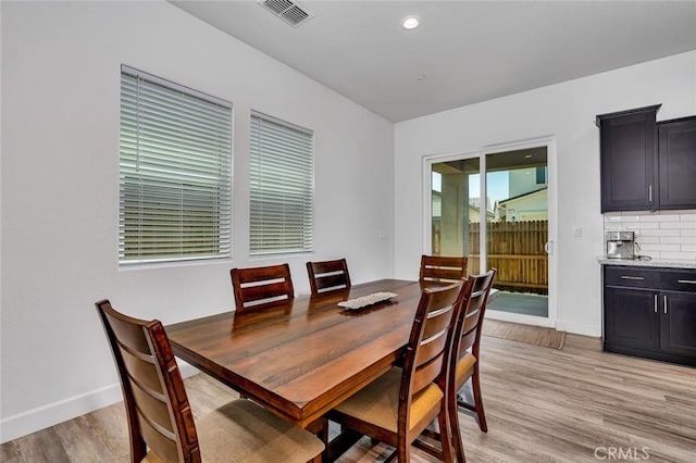 253 Peters Ln S, Madera, CA 93636 - dining room featuring light wood-type flooring and recessed lighting
