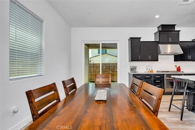 253 Peters Ln S, Madera, CA 93636 - dining room featuring light wood finished floors