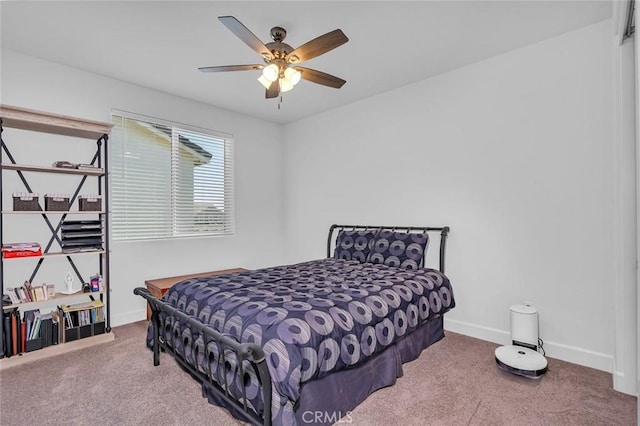 253 Peters Ln S, Madera, CA 93636 - bedroom featuring carpet floors and ceiling fan