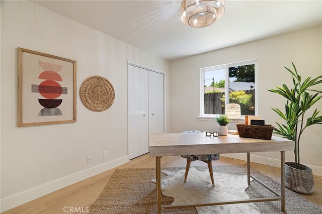 812 Collindale Ct, Chico, CA 95926 - office space featuring baseboards and wood finished floors