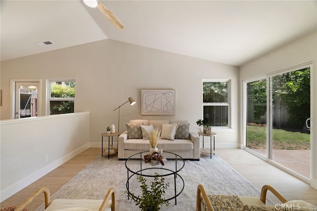 812 Collindale Ct, Chico, CA 95926 - living area with vaulted ceiling and light wood finished floors