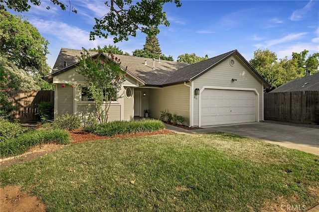 812 Collindale Ct, Chico, CA 95926 - view of front of home featuring a garage, concrete driveway, and roof with shingles