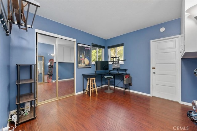 660 N Highland St, Orange, CA 92867 - office with wood finished floors and baseboards