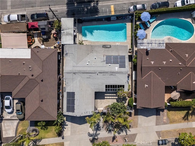 660 N Highland St, Orange, CA 92867 - drone / aerial view of a pool