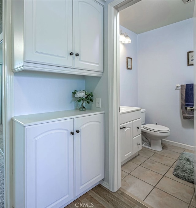 1585 Honeywood Ct, Brea, CA 92821 - bathroom with vanity and tile patterned floors
