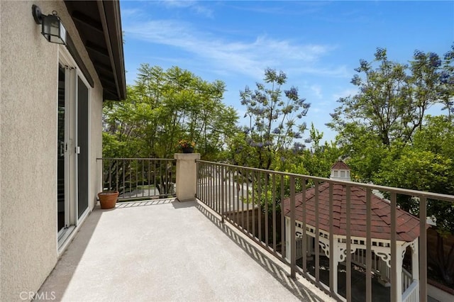 1737 Partridge Ave, Upland, CA 91784 - balcony featuring view of wooded area