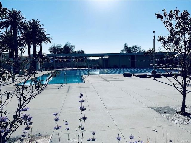 814 Beacon, Irvine, CA 92618 - community pool featuring a patio area