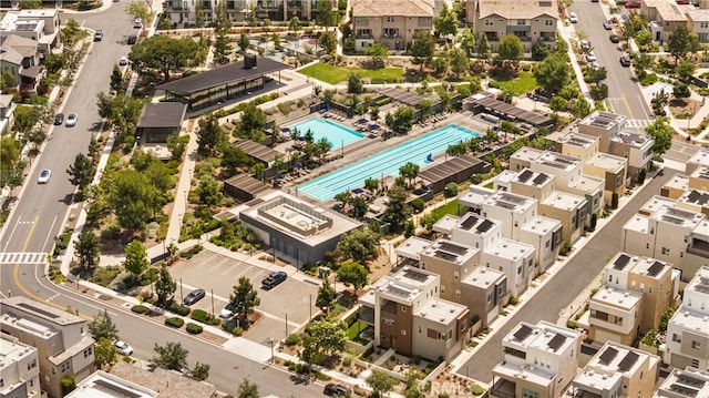814 Beacon, Irvine, CA 92618 - aerial perspective of suburban area featuring a pool