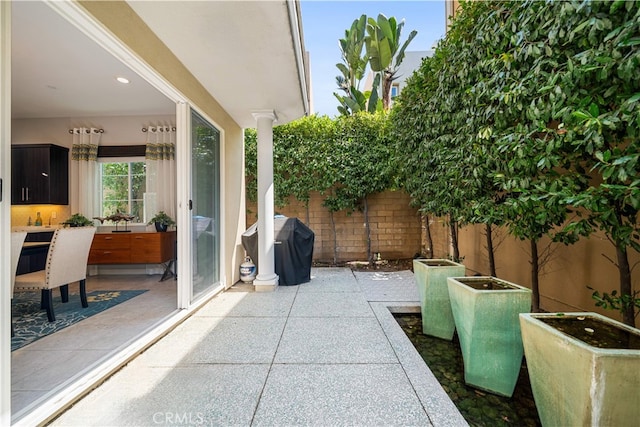 814 Beacon, Irvine, CA 92618 - view of patio with area for grilling