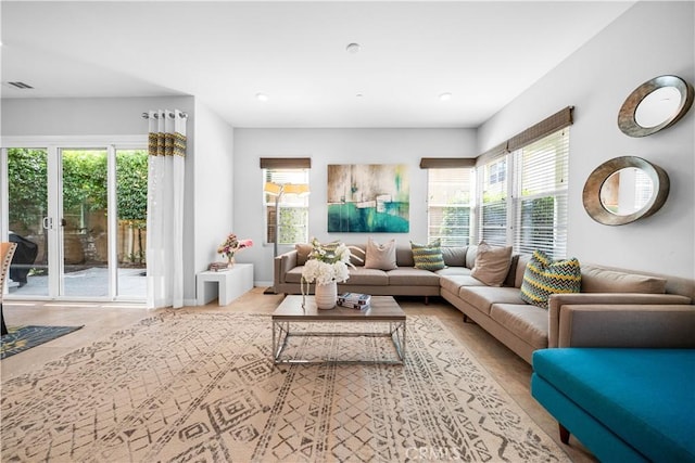 814 Beacon, Irvine, CA 92618 - living room featuring recessed lighting