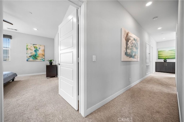814 Beacon, Irvine, CA 92618 - hall featuring light colored carpet and recessed lighting