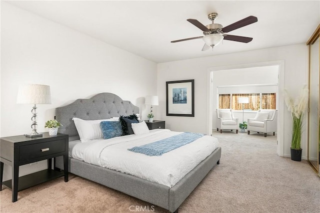 22811 Fortuna Ln, Mission Viejo, CA 92691 - bedroom with carpet floors and a ceiling fan