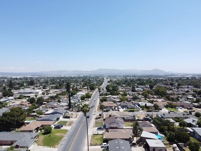 6718 Del Rosa Dr, San Bernardino, CA 92404 - aerial view of residential area featuring a mountainous background