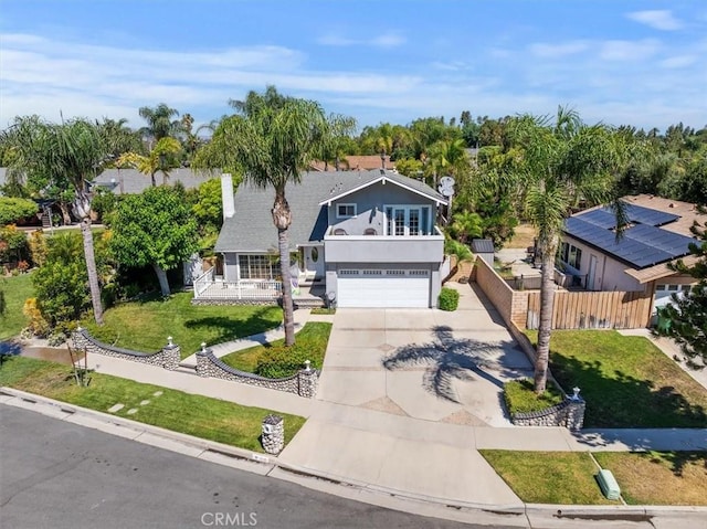 1110 Norcrest St, Corona, CA 92878 - view of front facade with an attached garage and concrete driveway