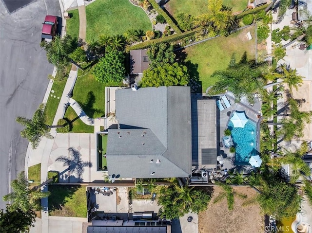 1110 Norcrest St, Corona, CA 92878 - drone / aerial view of a pool area