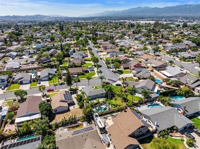 1110 Norcrest St, Corona, CA 92878 - aerial overview of property's location with nearby suburban area