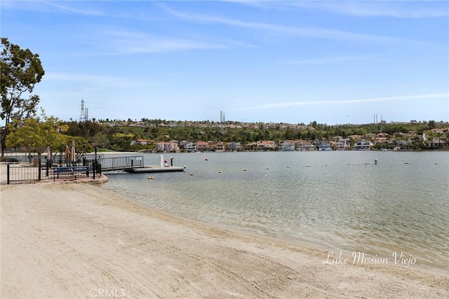 26925 Jasper Unit 210, Mission Viejo, CA 92691 - water view featuring a boat dock