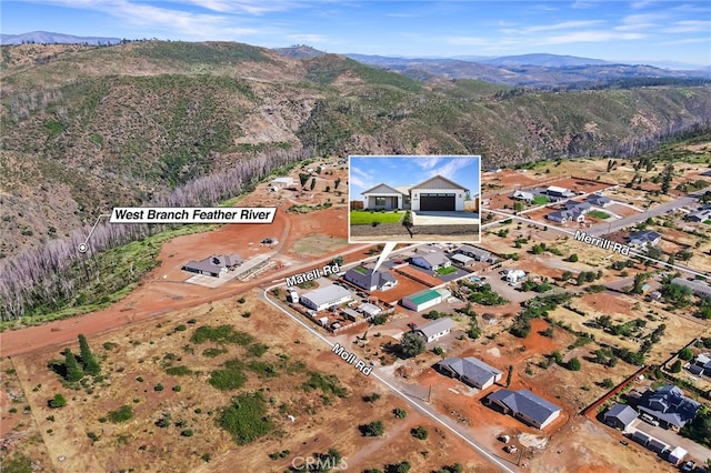 6779 Matell Rd, Paradise, CA 95969 - bird's eye view of a mountain backdrop