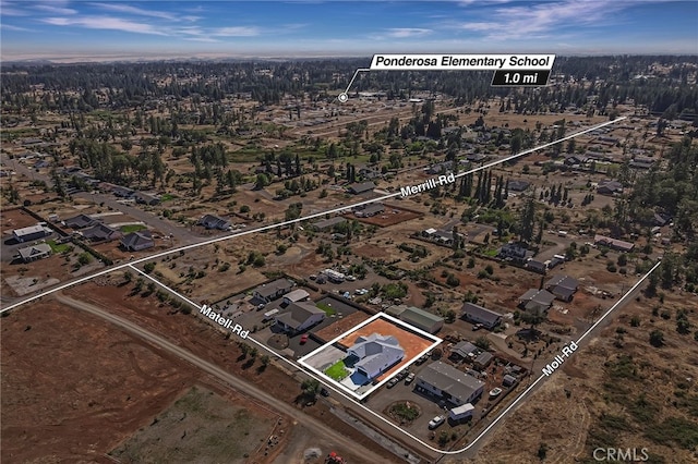 6779 Matell Rd, Paradise, CA 95969 - view of property location featuring property boundaries highlighted