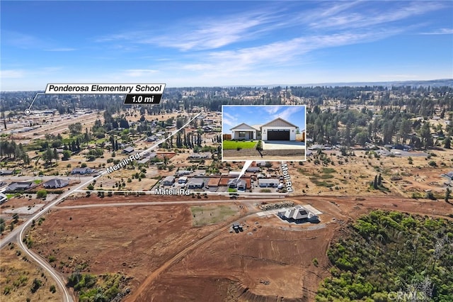6779 Matell Rd, Paradise, CA 95969 - bird's eye view