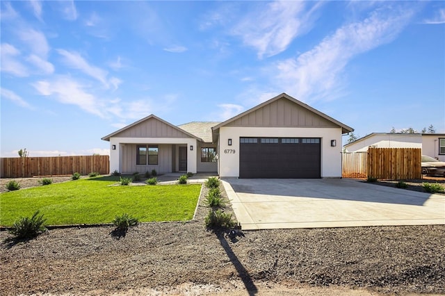 6779 Matell Rd, Paradise, CA 95969 - view of front of house featuring concrete driveway, a garage, and board and batten siding
