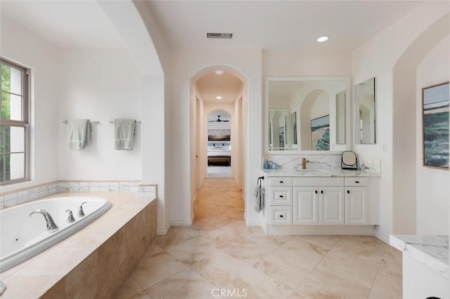 21 Via Nerisa, San Clemente, CA 92673 - ensuite bathroom with vanity and a bath