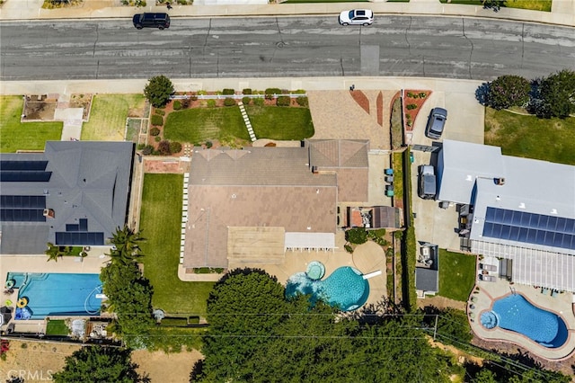 1128 Aldersgate Dr, La Verne, CA 91750 - aerial view of a pool area