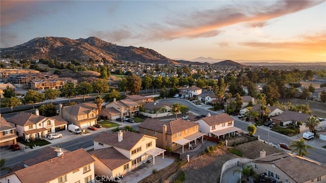 15453 La Casa Dr, Moreno Valley, CA 92555 - aerial view of residential area featuring a mountain backdrop