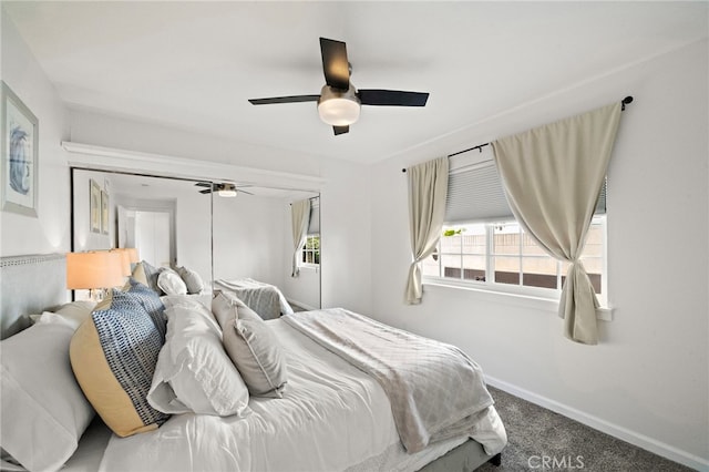 9168 El Azul Cir, Fountain Valley, CA 92708 - bedroom with carpet floors and ceiling fan