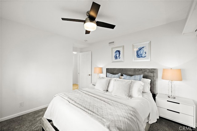 9168 El Azul Cir, Fountain Valley, CA 92708 - bedroom featuring carpet flooring and ceiling fan
