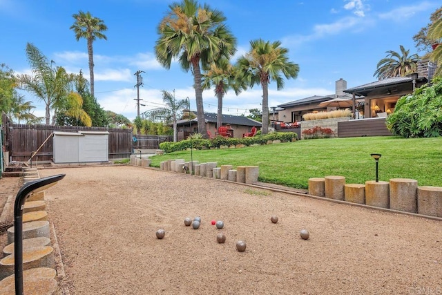 860 Nardo Rd, Encinitas, CA 92024 - view of yard with a game area