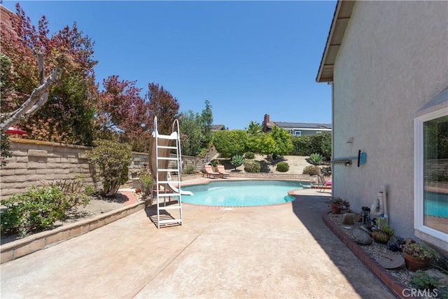 31032 Via Estenaga, San Juan Capistrano, CA 92675 - view of pool with a patio area, a water slide, and a fenced backyard