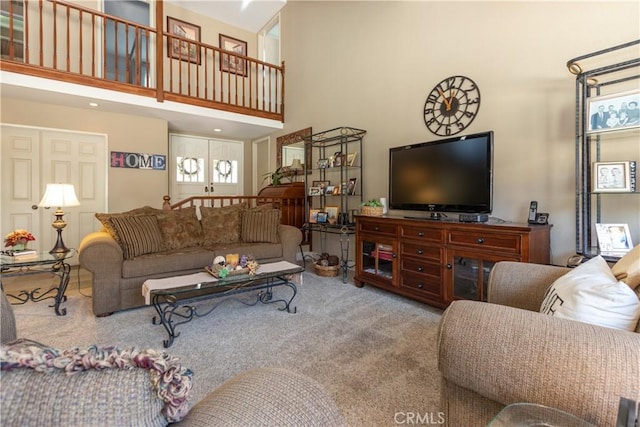 31032 Via Estenaga, San Juan Capistrano, CA 92675 - living room with a high ceiling and carpet