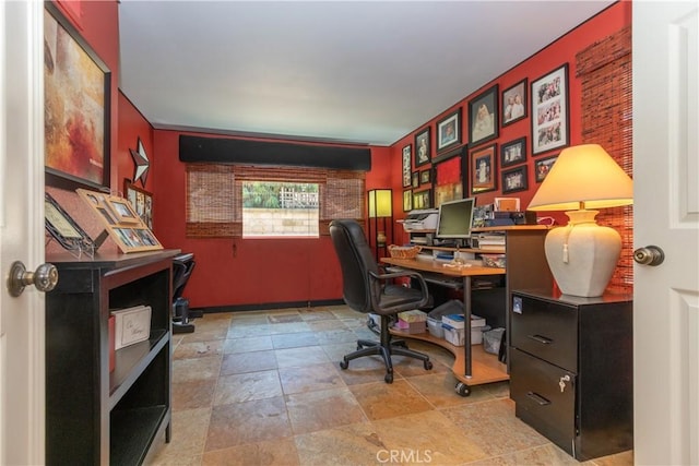 31032 Via Estenaga, San Juan Capistrano, CA 92675 - office featuring stone finish flooring and baseboards