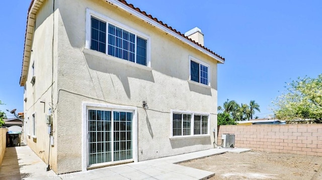 15537 Pheasant St, Chino Hills, CA 91709 - rear view of house with a tile roof, stucco siding, a patio, and a fenced backyard