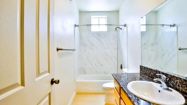 15537 Pheasant St, Chino Hills, CA 91709 - full bathroom with vanity, shower / bathtub combination, and tile patterned floors