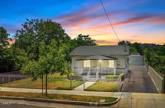 1955 Glen Ave, Pasadena, CA 91103 - bungalow with a fenced front yard and covered porch