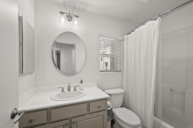7715 El Cajon Blvd Unit 5, La Mesa, CA 91942 - bathroom with vanity and shower / bath combo with shower curtain