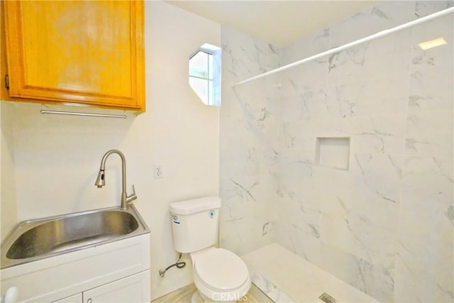 18431 Dancy St, Rowland Heights, CA 91748 - bathroom featuring a marble finish shower and vanity