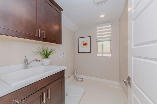 195 Stellar, Irvine, CA 92618 - laundry area featuring hookup for a washing machine and cabinet space