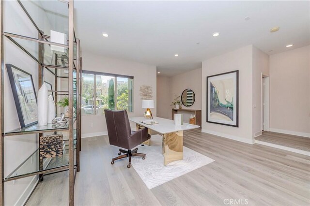195 Stellar, Irvine, CA 92618 - office space with light wood-style floors and recessed lighting