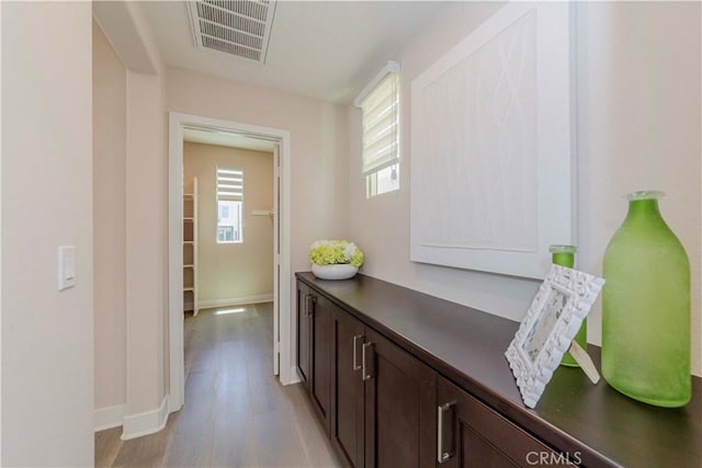 195 Stellar, Irvine, CA 92618 - corridor with light wood finished floors and baseboards