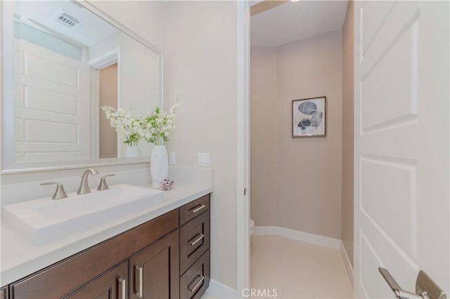 195 Stellar, Irvine, CA 92618 - bathroom with vanity and tile patterned flooring