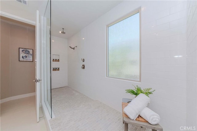 195 Stellar, Irvine, CA 92618 - corridor with plenty of natural light and light tile patterned floors