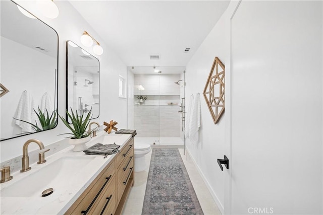 13141 Willamette St, Westminster, CA 92683 - bathroom featuring double vanity and a stall shower