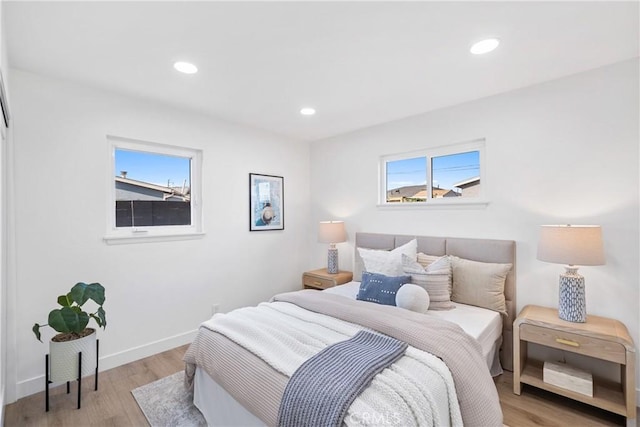 13141 Willamette St, Westminster, CA 92683 - bedroom with light wood-type flooring and recessed lighting